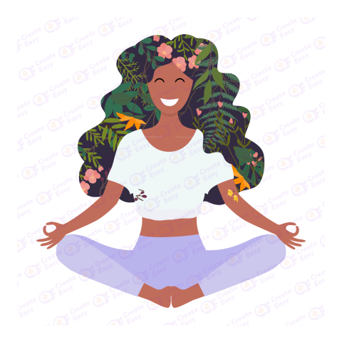 Yoga Classes Flat icon free png image