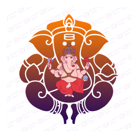 Ganpati Flat icon free png image