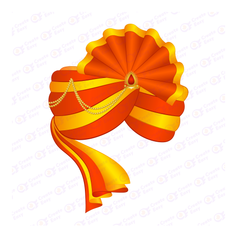 Indian Turban Flat icon free png image