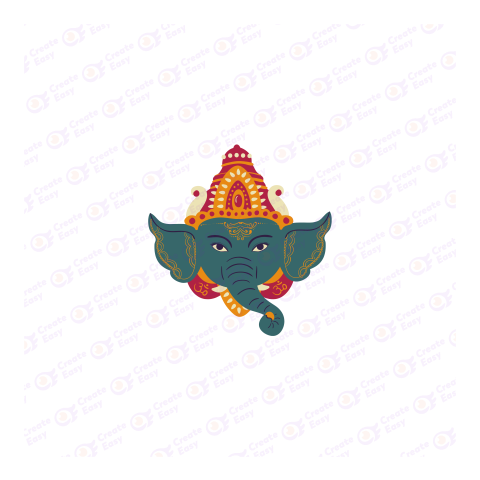 Ganesha Flat icon free png image