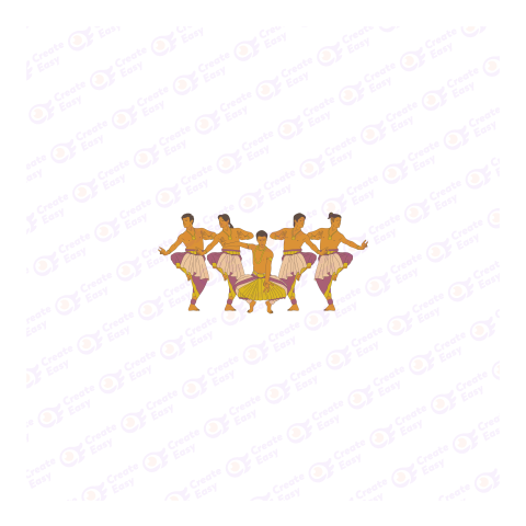 Bharatanatyam Flat icon free png image