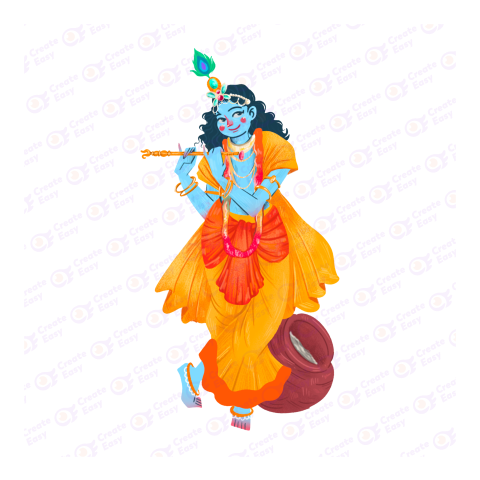 Krishna Flat icon free png image
