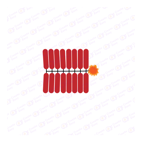 Fire crackers clipart Flat icon free png image