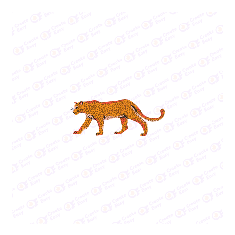 Leopard Flat icon free png image