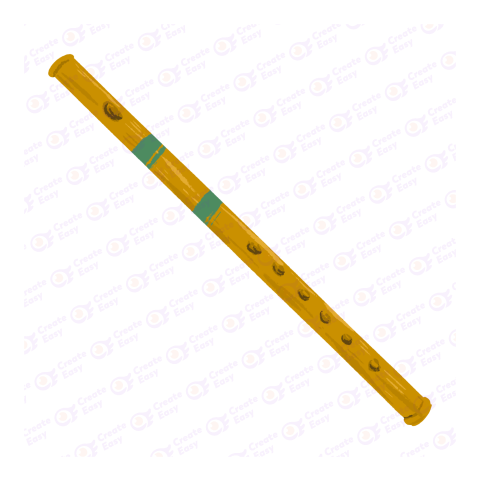 Musical Bamboo Flute Flat icon free png image