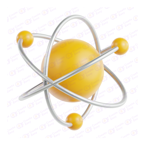 Gradient Planet Space Cosmos Globe Sphere Atom Molecule free png image