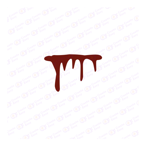 Dripping Blood Halloween Red Bleed Stain free png image