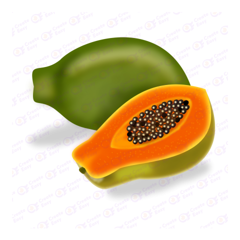 Papaya free 3d png image