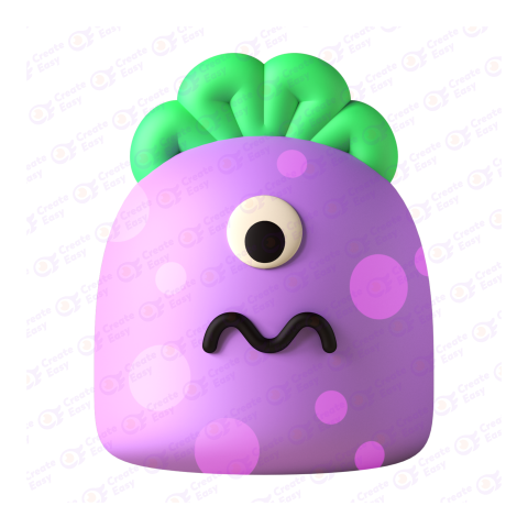 cartoon character free 3d png image