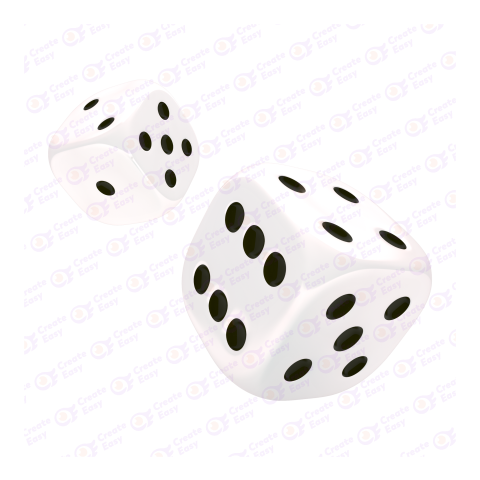 Dice roller 3d free png image