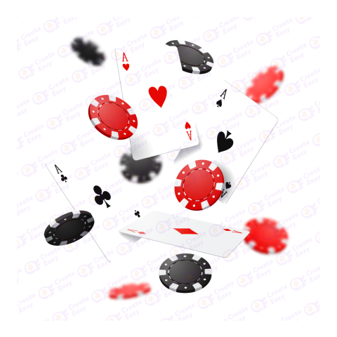 Falling Poker Chips 3d free png image