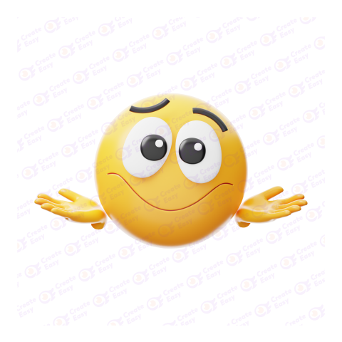 Smiley Emoji 3d free png image