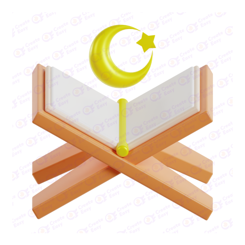Islamic book Free 3d png image