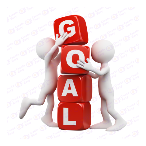 Goal Setting Free 3d png image