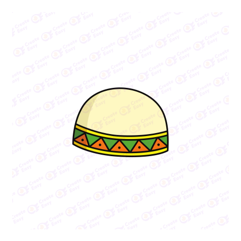 Muslim Skull Cap Flat free png image