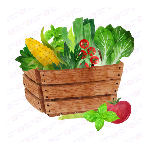 Fresh Vegetables Flat icon free png image