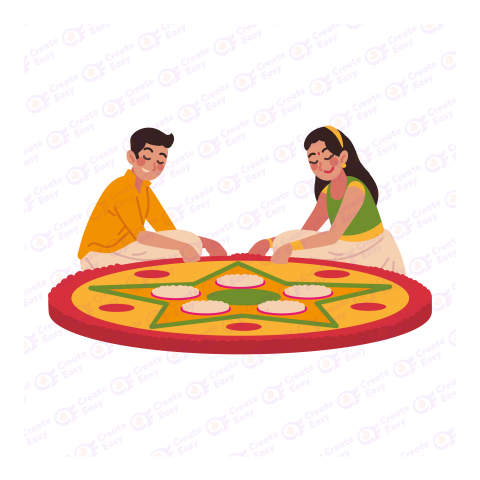 Onam Flat icon free png image