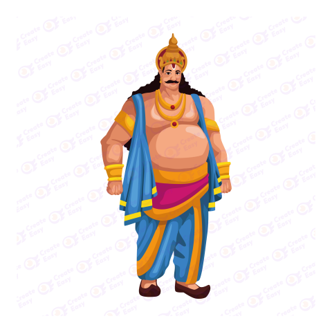 King Mahabali Flat icon free png image