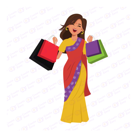 Shopping time Flat icon free png image