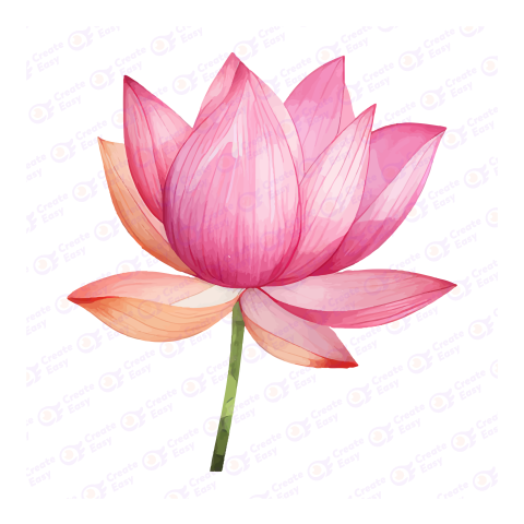 Lotus flower Flat icon free png image