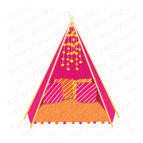 Mehndi Decoration Flat icon free png image