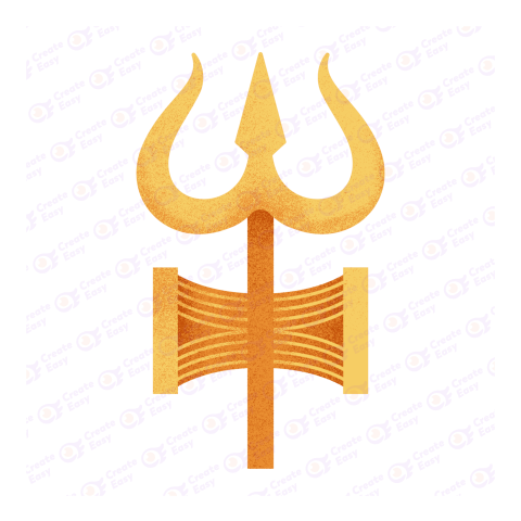 Trishula Flat icon free png image